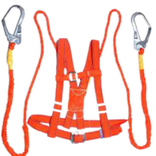 Safety Belt​ that NIPSTec workers used during the installation and maintenance of a rainwater harvesting system, emphasizing employee safety measures.